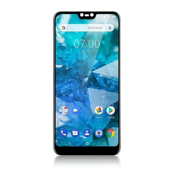 Replacement LCD Screen Display and Touch for Nokia 7.1 Black - No Frame - Image 2
