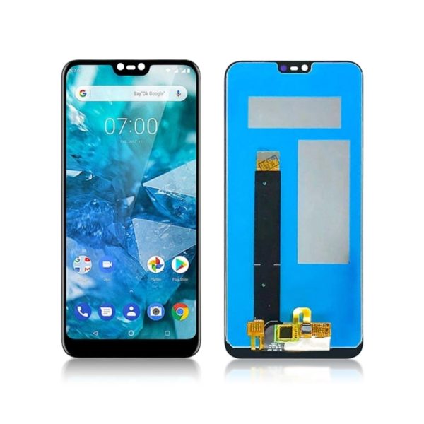 Replacement LCD Screen Display and Touch for Nokia 7.1 Black - No Frame - Image 1