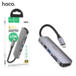 HOCO HB28 Type C Hub 6 in 1 Multiport Adapter 60W