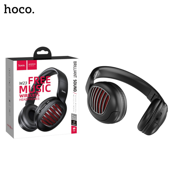 HOCO W23 Brilliant Sound Wireless & Wired Headphone - Image 1