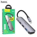 HOCO HB27 Type C Hub 5 in 1 Multiport Adapter 60W
