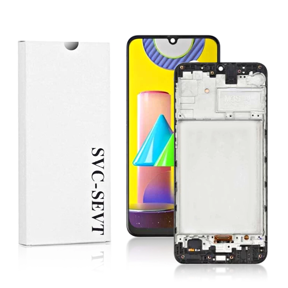 13A Genuine LCD Screen For Samsung Galaxy M31 (M315) With Frame & Touchpad - Black (gh82-22631a) Genuine LCD Screen For Samsung Galaxy M31 (M315) With Frame & Touchpad - Black  (GH82-22631A) - Image 1