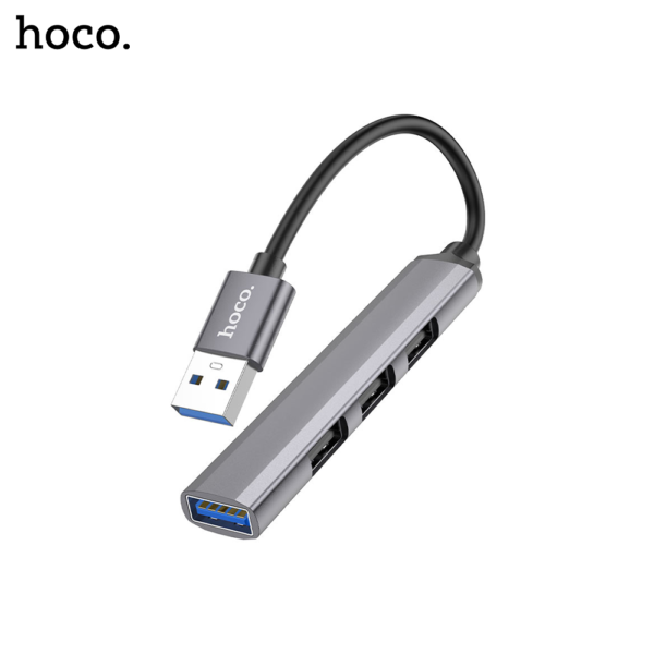 HOCO HB26 4 IN 1 TYPE-C TO USB3.0+USB2.0*3 Adapter - Image 2