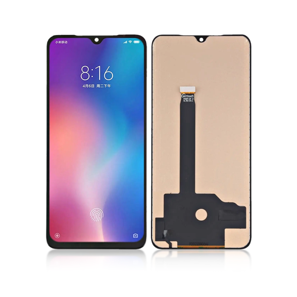 Replacement LCD Screen Display Touch and Digitizer Assembly for Xiaomi Redmi Note 9 Pro 4G Black - No Frame - Image 1