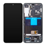 Replacement OLED LCD Screen For Samsung Galaxy S22 (S906) Black - With Frame