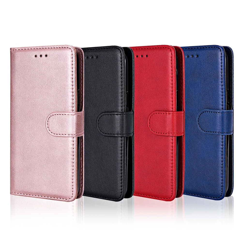1A Book Case with wallet slot Leather Flip Wallet Book Case For Samsung S8 - Image 1