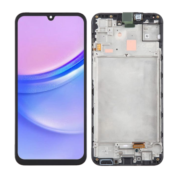 Replacement LCD Screen For Samsung Galaxy A15 4G/5G (A155/A156) Black - With Frame - Image 1