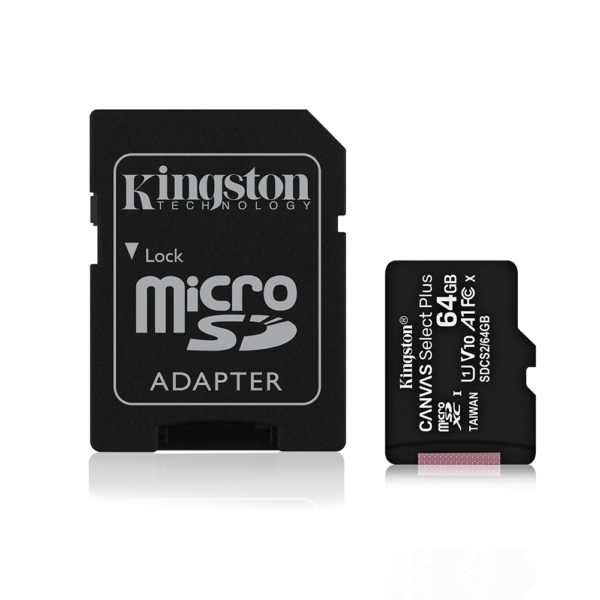 Kingston Micro SD Card 64GB Class 10 SDHC SDXC Phone Memory Card - Image 2
