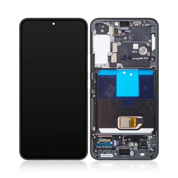 Pull Out A Grade Replacement LCD Screen For Samsung Galaxy S22 5G (S901) With Frame & Touchpad - Black - Image 1
