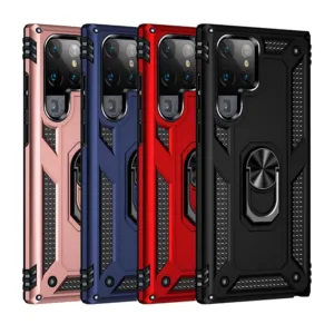Slim Shockproof Ring Armor Stand Phone Cover Case for Google Pixel 9a