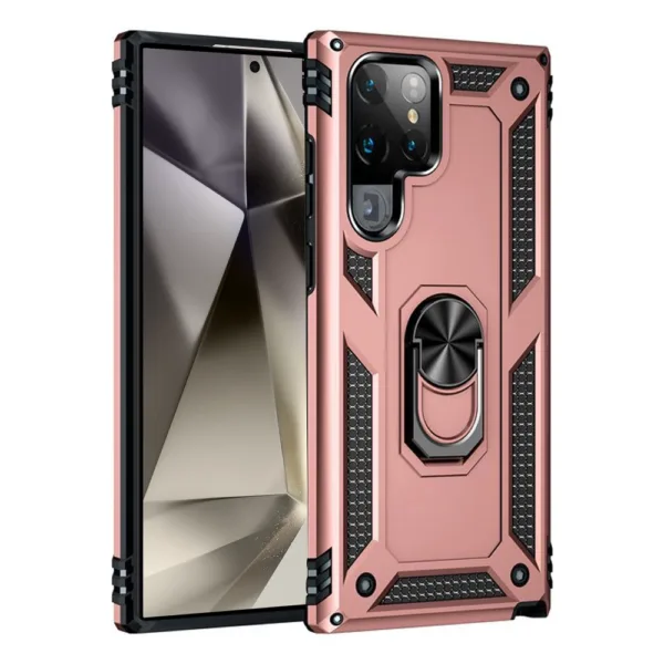 Slim Shockproof Ring Armor Stand Phone Cover Case for Samsung Galaxy Z Flip 3 5G - Image 2