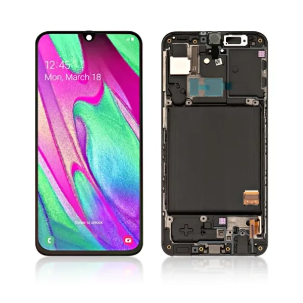 Replacement OLED LCD Screen For Samsung Galaxy A40 (A405) - With Frame - Image 1