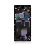 Pull Out A Grade Replacement LCD Screen For Samsung Galaxy S21 Ultra 5G (G998) With Frame & Touchpad - Black - Image 3