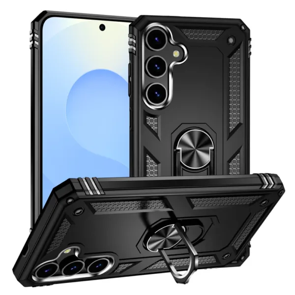 Slim Shockproof Ring Armor Stand Phone Case for Samsung Galaxy S22 - Image 5