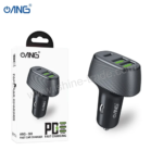 ANG 503 Single PD 27W + Dual QC3.0 18W Fast Car Charger 12V - 6.0A