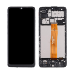 Replacement LCD Screen For Samsung Galaxy M12 (M127) Black - With Frame