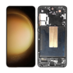 Replacement OLED LCD Screen For Samsung Galaxy S23 Plus (S918) Black - With Frame