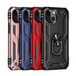 Slim Shockproof Ring Armor Case For iPhone 15