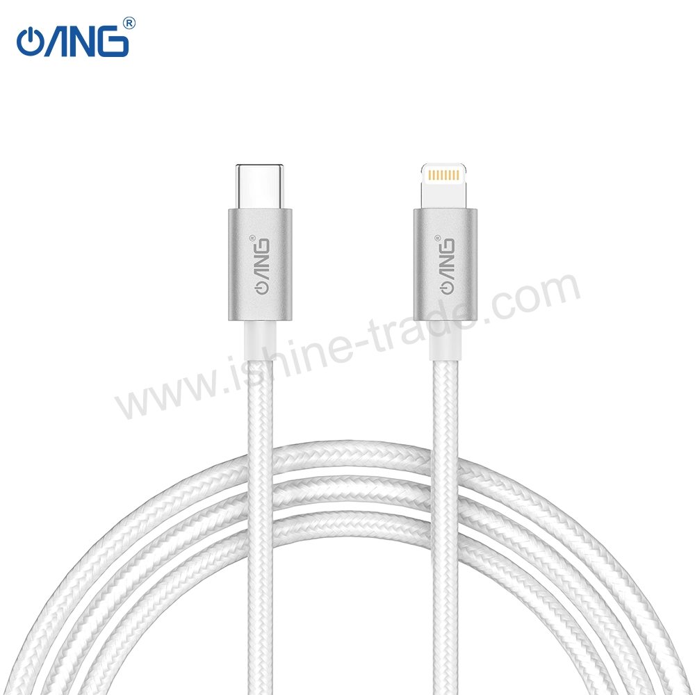 2B ANG BT034 – USB C TO Lightning PD 20W Braided Data Cable 3 Meter ANG BT034 - USB C TO Lightning PD 20W Braided Data Cable 3 Meter - Image 2