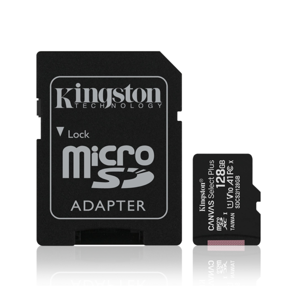 Kingston Micro SD Card 128GB Class 10 SDHC SDXC Phone Memory Card - Image 2