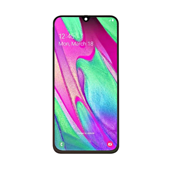 Replacement LCD Screen For Samsung Galaxy A40 (A405) Black - With Frame - Image 2