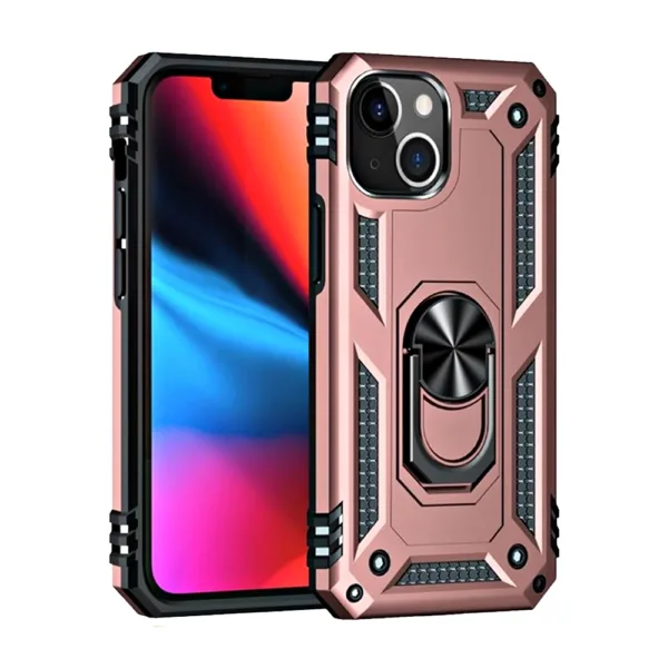 Slim Shockproof Ring Armor Case For iPhone 15 - Image 5