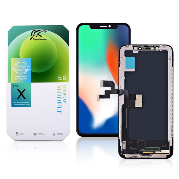 JK FHD Incell iPhone X LCD Module Display and Touch Screen Digitizer Assembly - Image 1
