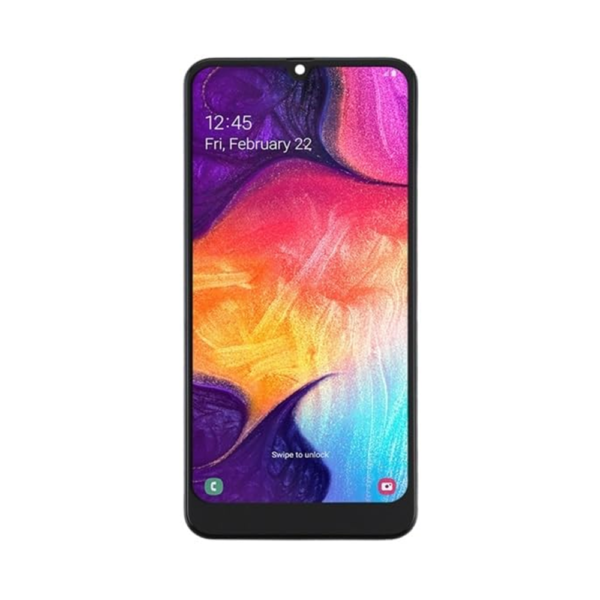 Replacement LCD Screen For Samsung Galaxy A50 (A505) Black - With Frame - Image 2