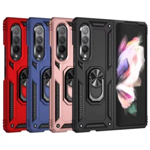 Slim Shockproof Ring Armor Stand Phone Case for Samsung Galaxy Z Flip 6