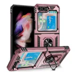 Slim Shockproof Ring Armor Stand Phone Case for Samsung Galaxy Z Fold 4 - Image 2