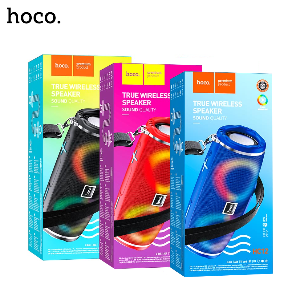 Hoco Wireless speaker “HC12” sports portable loudspeaker HOCO HC12 Sports Wireless Bluetooth speaker - Image 1