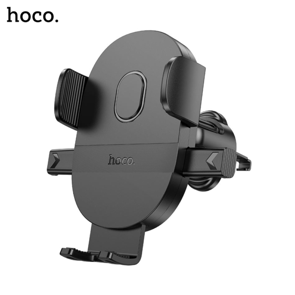 HOCO H18 Mighty One-button Air Outlet Car Holder - BLACK - Image 2