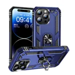 Slim Shockproof Ring Armor Case For iPhone 16 Plus - Image 3