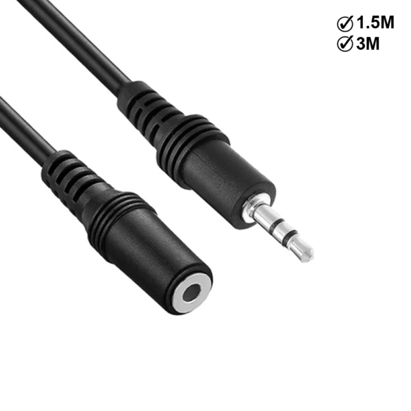 5A Aux 3.5mm Extension Male to Female Aux 3.5mm Extension Male to Female - Image 1