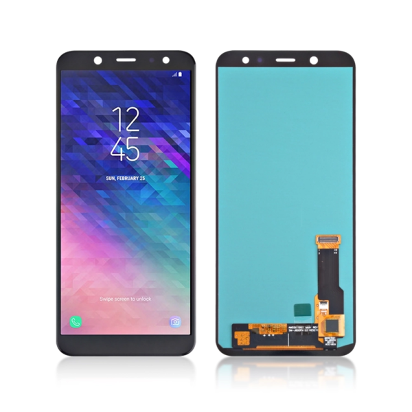 Replacement LCD Screen For Samsung Galaxy A6 Plus (A605) Black - No Frame - Image 1