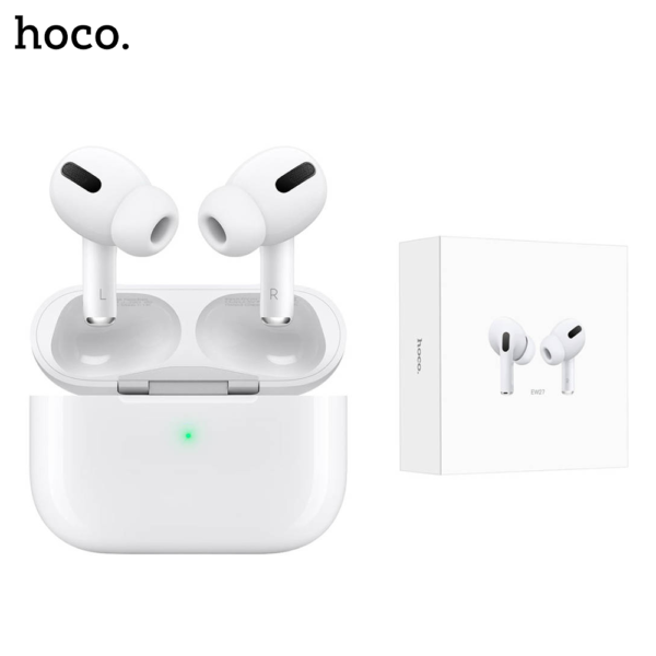 HOCO EW27 True Wireless Earbuds - White - Image 1