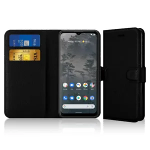 Leather Flip Wallet Book Case For Nokia 3.1