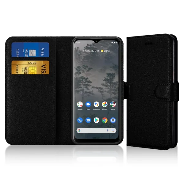 Leather Flip Wallet Book Case For Nokia 5.1 - Image 1