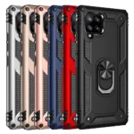 Slim Shockproof Ring Armor Stand Phone Case for Samsung Galaxy A42