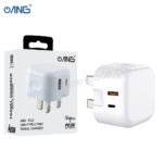 ANG TC30 - 1 USB Port QC3.0 + 1 USB C Port 20W Adaptor