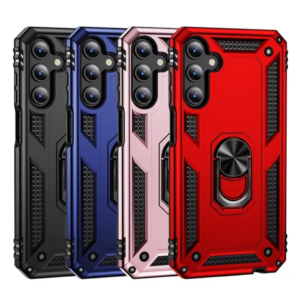 Slim Shockproof Ring Armor Stand Phone Case for Samsung Galaxy A05s - Image 1