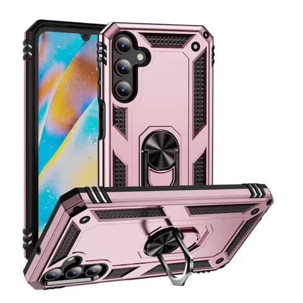 Slim Shockproof Ring Armor Stand Phone Case for Samsung Galaxy A05 - Image 3