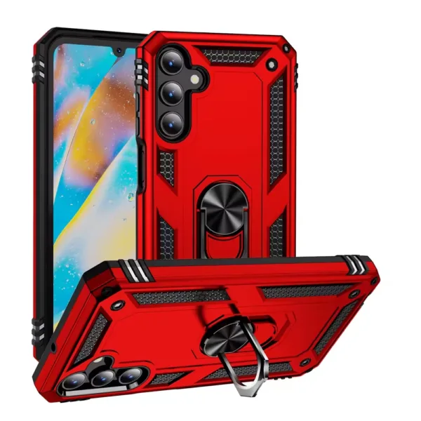 Slim Shockproof Ring Armor Stand Phone Case for Samsung Galaxy A05s - Image 3