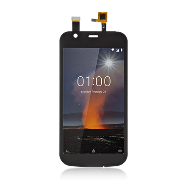 Replacement LCD Screen Display and Touch for Nokia 1 Black - No Frame - Image 2