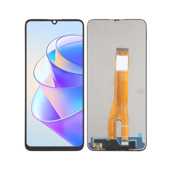 Replacement LCD Screen Display Touch and Digitizer Assembly for Honor X7a Black - No Frame - Image 1