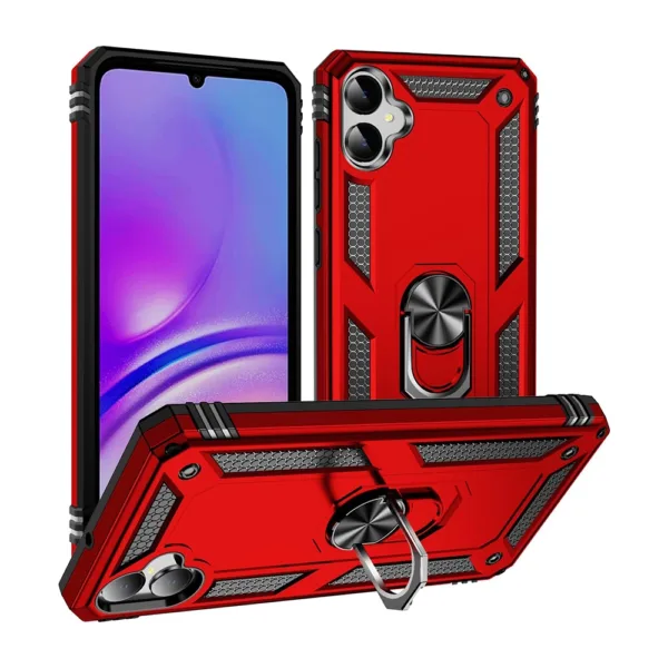 Slim Shockproof Ring Armor Stand Phone Case for Samsung Galaxy A06 - Image 3
