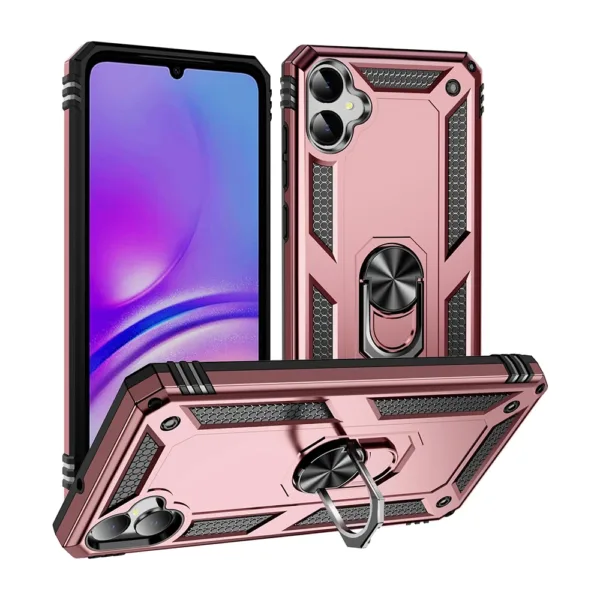 Slim Shockproof Ring Armor Stand Phone Case for Samsung Galaxy A06 - Image 4