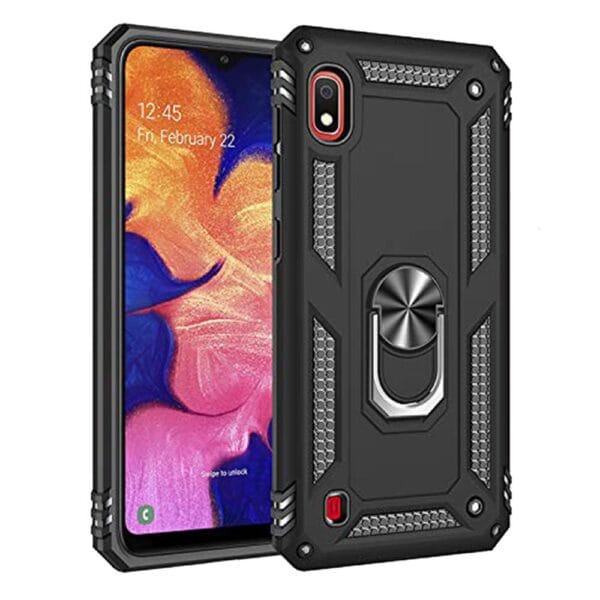 Slim Shockproof Ring Armor Stand Phone Case for Samsung Galaxy A10s - Image 2