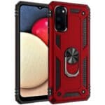 Slim Shockproof Ring Armor Stand Phone Case for Samsung Galaxy A02 - Image 3