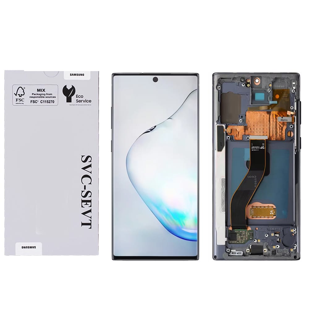 Genuine LCD Screen For Samsung Galaxy Note 10 Plus (N975) With Frame & Touchpad – White (GH82-20838B) Genuine LCD Screen For Samsung Galaxy Note 10 Plus (N975) With Frame & Touchpad - White  (GH82-20838B) - Image 1